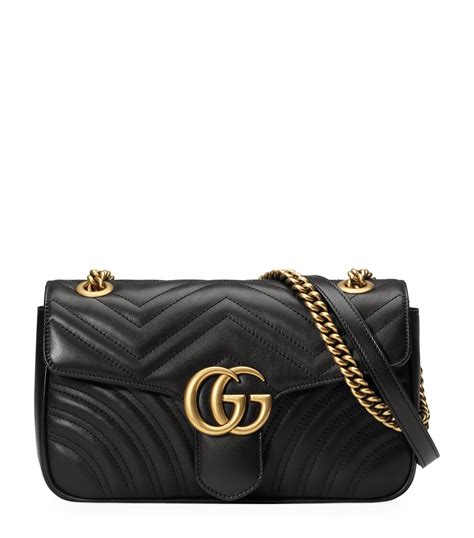 gucci matelasse bag black|Gucci marmont small shoulder bag.